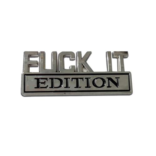 【並行輸入品】Honibaoto Fuck IT Edition Emblem for Car, 3D Stickers for Auto Fの画像