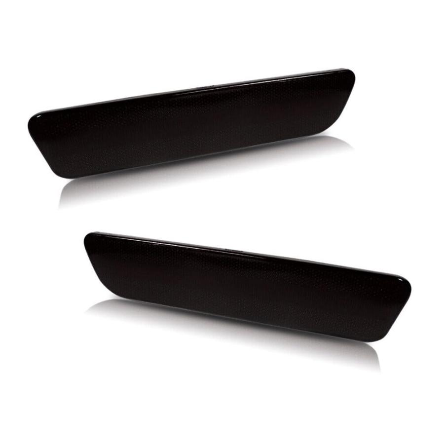 【並行輸入品】CPWYAXG Smoked Rear Bumper Reflector Side Markers Red Light Blac_6