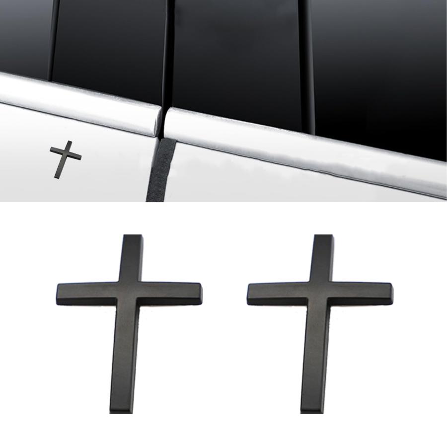 【並行輸入品】1 PC Metal Cross Emblem Sticker 3D Badge Decal for Auto Car Trun_6