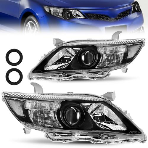 【並行輸入品】telpo Headlight Assembly Compatible with 2010 2011 Toyota Camry_1