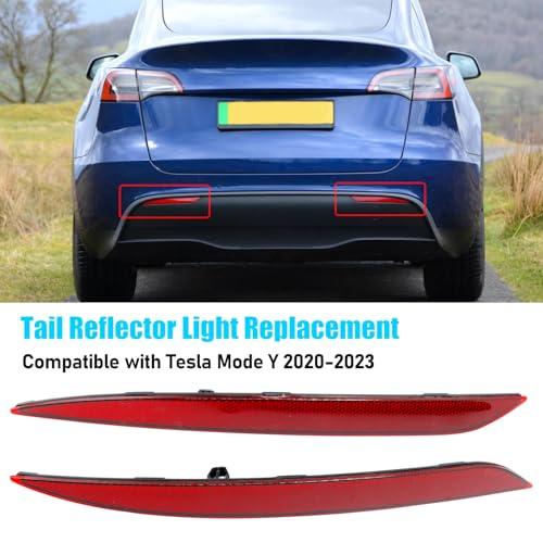 【並行輸入品】Jaronx Compatible with Tesla Mode Y Rear Bumper Reflector 2020 2_7