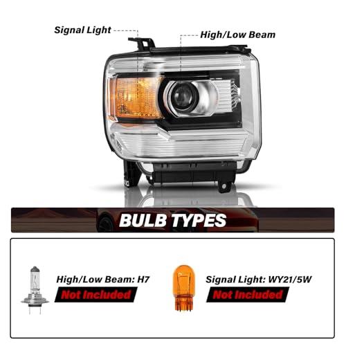 【並行輸入品】BRYGHT Fits for 2014 2015 2016 2017 2018 GMC Sierra 1500 Base/De_4