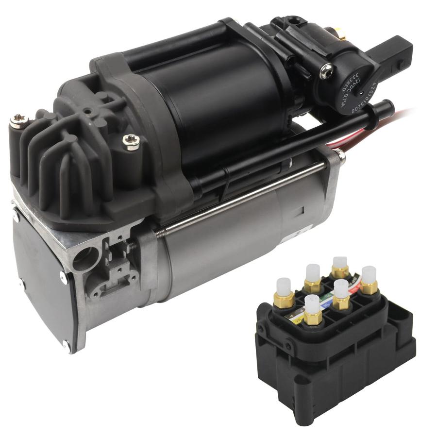 【並行輸入品】TFGCSG Air Suspension Compressor Pump with Valve Block for Merce_6