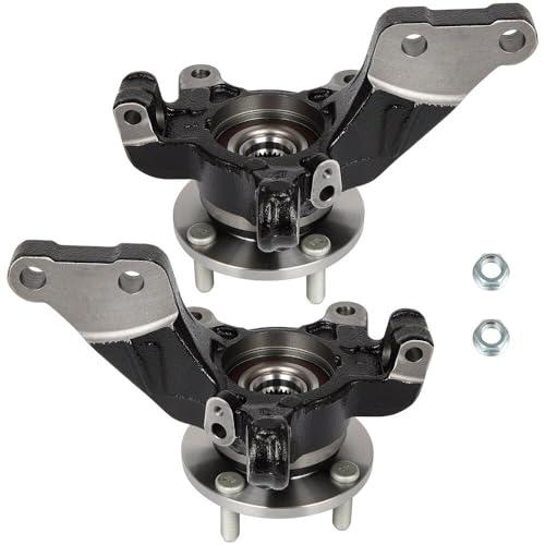 【並行輸入品】KILOAUTO Front Left Side and Right Side Wheel Hub Bearing \u0026 Steeの画像