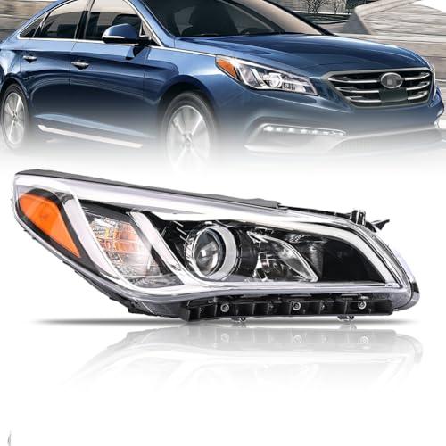 【並行輸入品】OLDANI Right Headlight Assembly for 2015 2016 2017 Hyundai Sonat_1