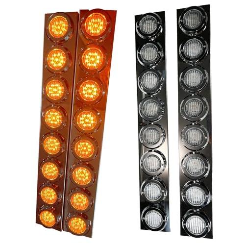 【並行輸入品】BST BSSP Front Air Cleaner Light Bar With Bracket For Peterbiltの画像