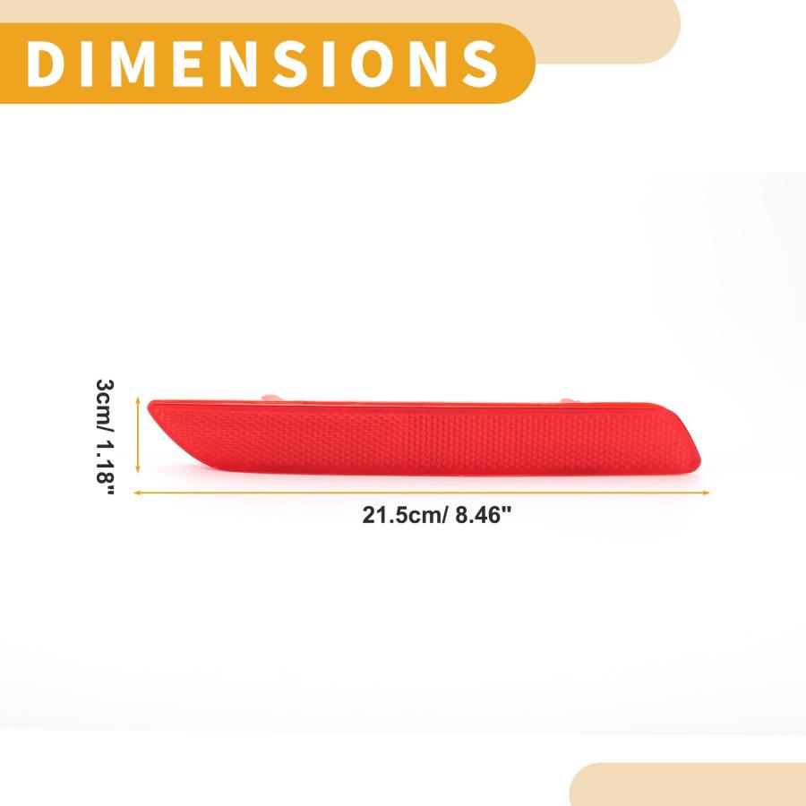 【並行輸入品】Partuto Bumper Reflector No.33555 SWA J01 Car Rear Left Bumper_9