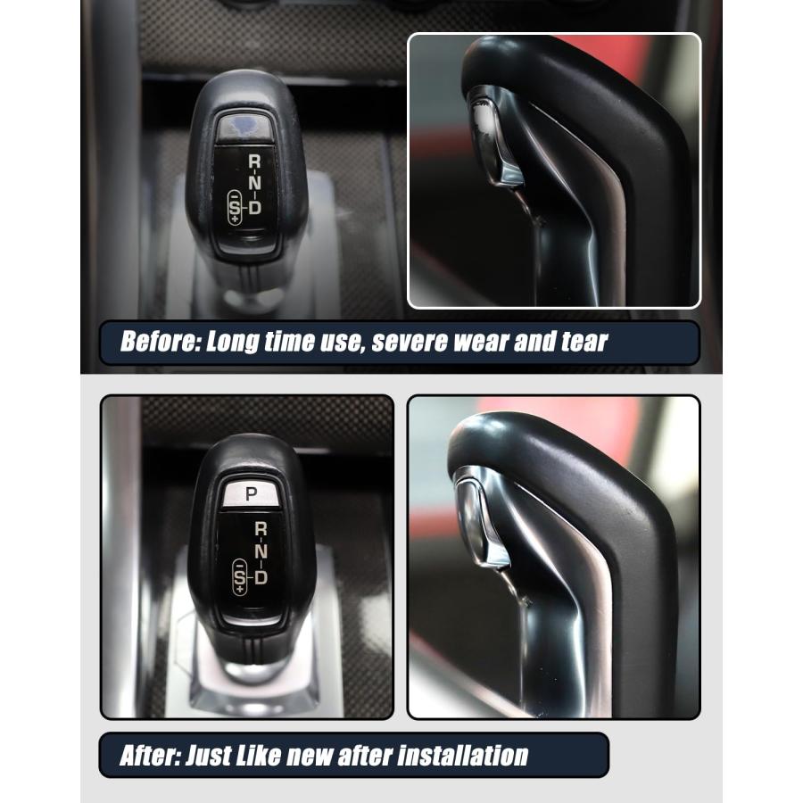 【並行輸入品】EVGoXMods ギアシフトボタンカバー ギアシフトノブ レバー パーキングボタン トリム蓋 ランドローバー レンジローバー ス |  | 09