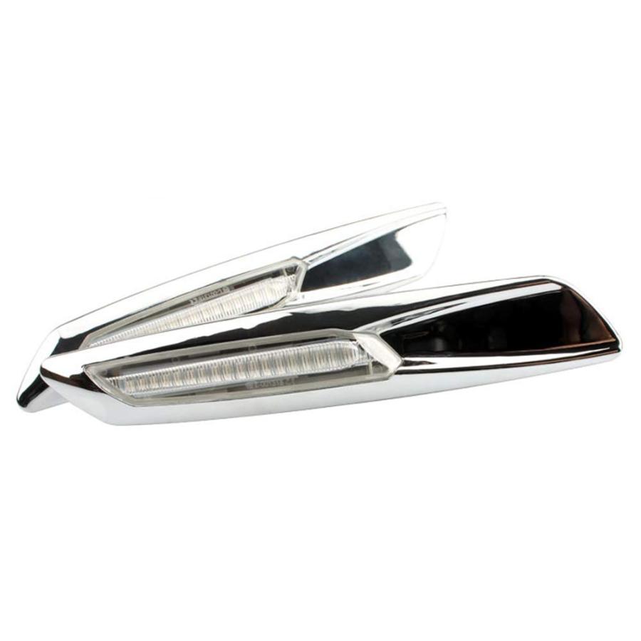 FSFY Black Side Marker Lights For Audi A4 B9 & S4 B9 2017-2019 - Front Bumper Reflector Replacement, Pair - View #8