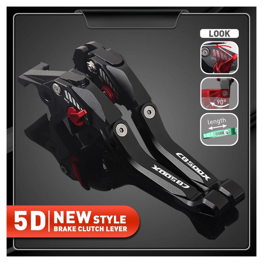 【並行輸入品】WLQNHDKM Motorcycle Brake Lever for h&ond&a CB500X 2013 2021 CB5_3