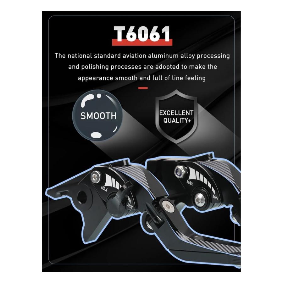 【並行輸入品】WLQNHDKM Motorcycle Brake Lever for h&ond&a CB500X 2013 2021 CB5_6
