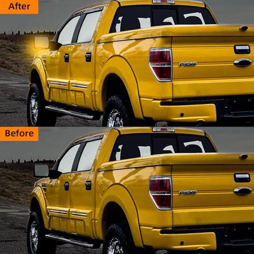 【並行輸入品】VKLK Sequential Amber LED Side Mirror Turn Signal Lights for F15の画像