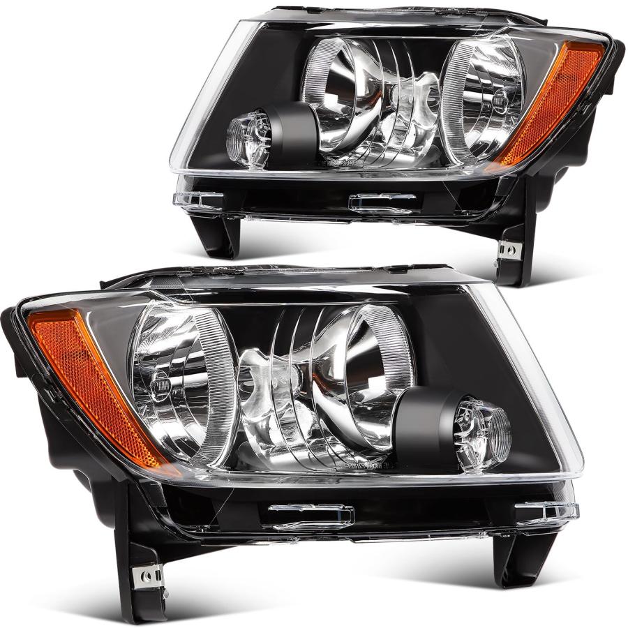 【並行輸入品】LSAILON Headlight Assembly Fit For Jeep Compass 2011 2017 For Je_3