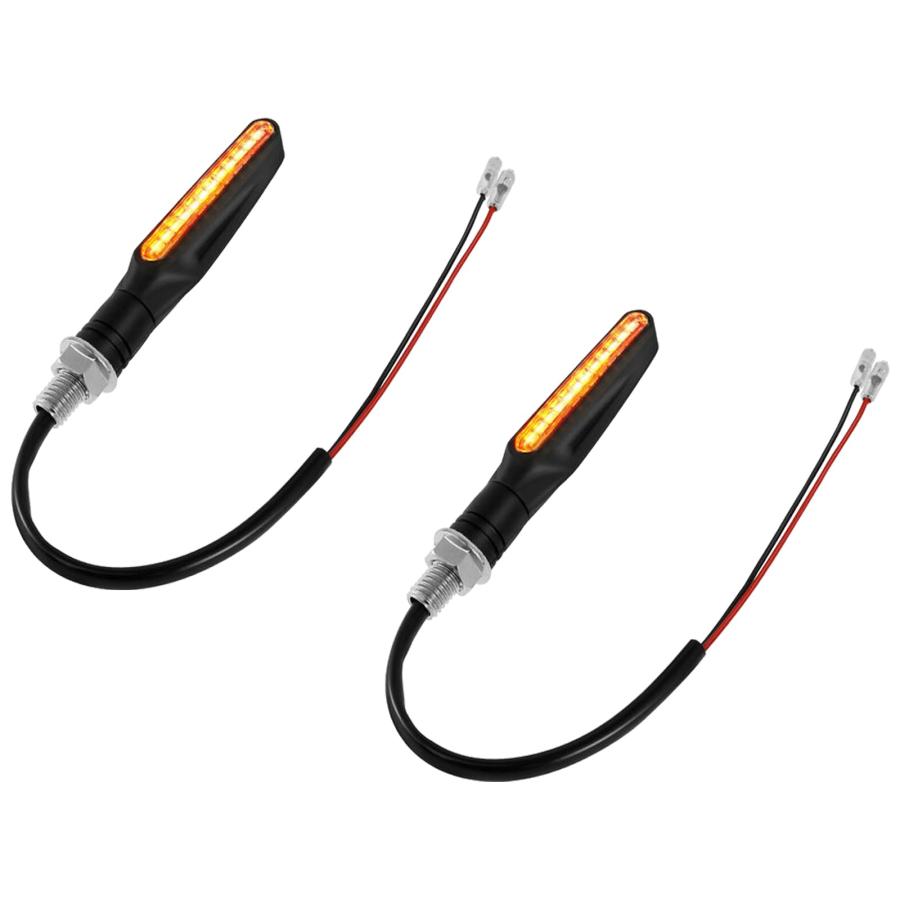 【並行輸入品】wabklove Motorcycle Turn Signals, 2 Pcs LED Motorcycle Brake Lig