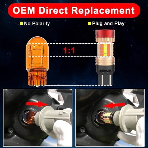 【並行輸入品】FAXCARS 7443 Switchback LED Bulb Front Turn Signal 7444NA 7443NA_6
