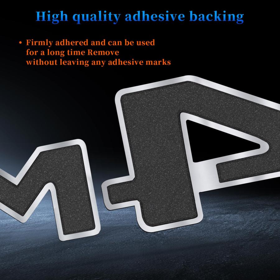 【並行輸入品】Knomix 3D Car 4MATIC Logo ABS Letter Emblem Decal for Car Side Fの画像