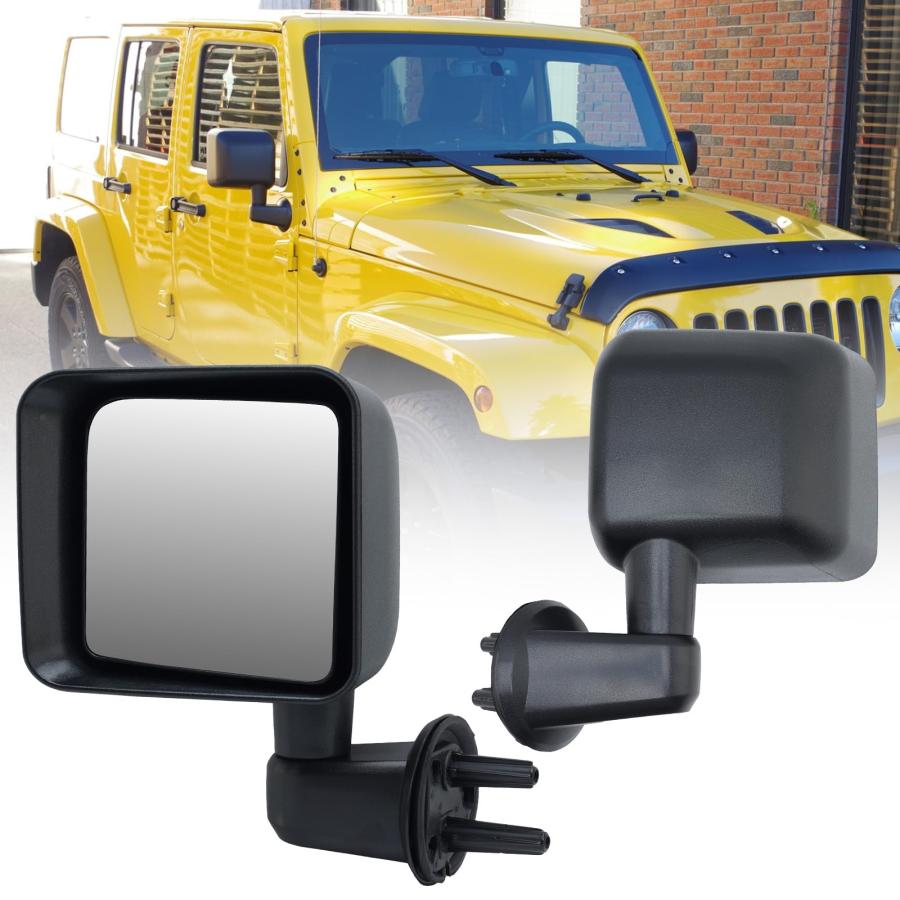 CARBBIA Rear License Plate Holder Bracket With Light - Compatible With Jeep Wrangler 2007-2017 - View #10