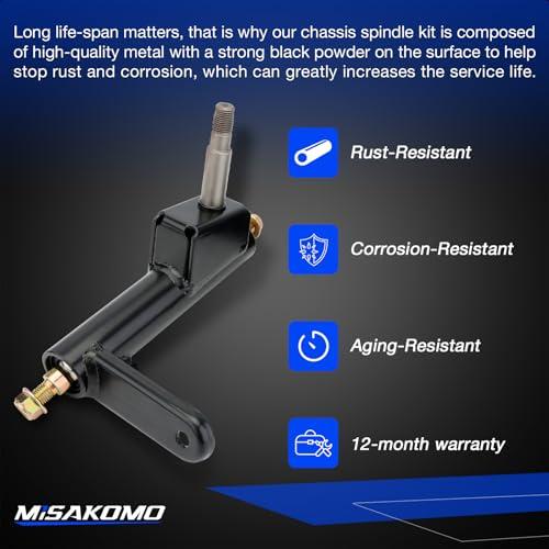 【並行輸入品】Left Spindle Steering Knuckle with Ball Joint Assembly Compatiblの画像