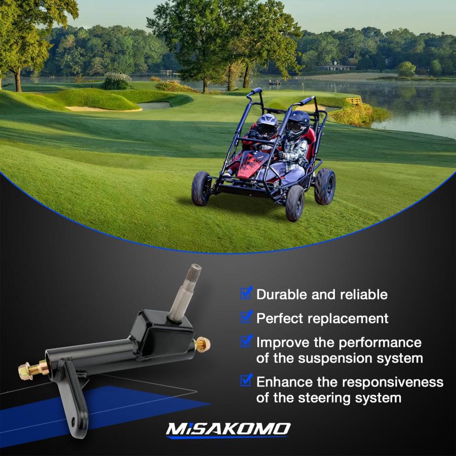 【並行輸入品】Left Spindle Steering Knuckle with Ball Joint Assembly Compatiblの画像