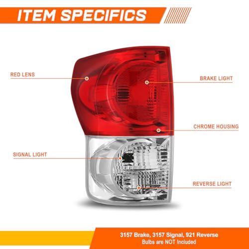 【並行輸入品】 [Left/Driver Side] Tail Light Rear Brake Lamps Assembly Compatib