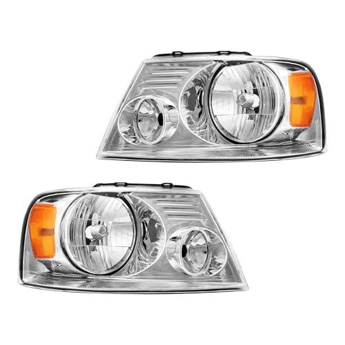 【並行輸入品】PHILTOP Headlamp Headlight Assembly Pair Fit for F150 2006 2007，_1