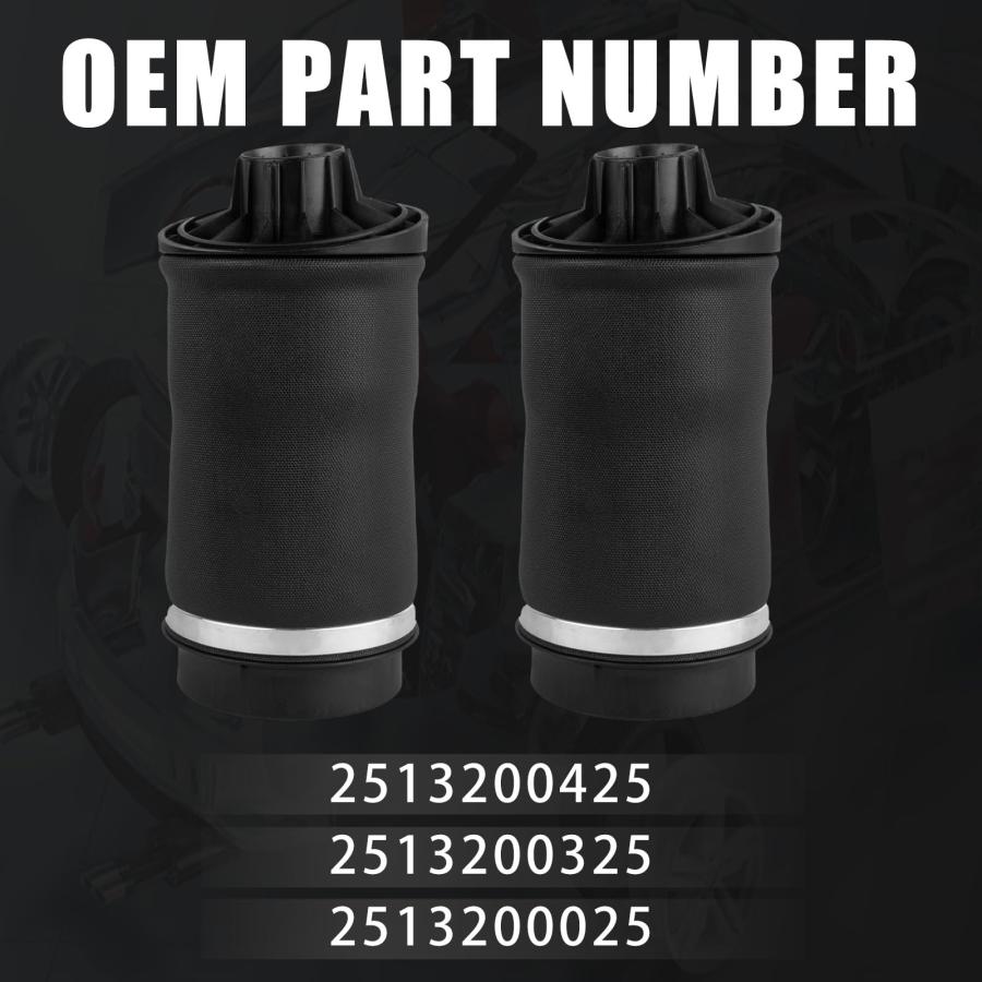 【並行輸入品】PHILEMONIX 2PCS 2513200025 リアエアサスペンション PHILEMONIX 2PCS 2513200025の画像