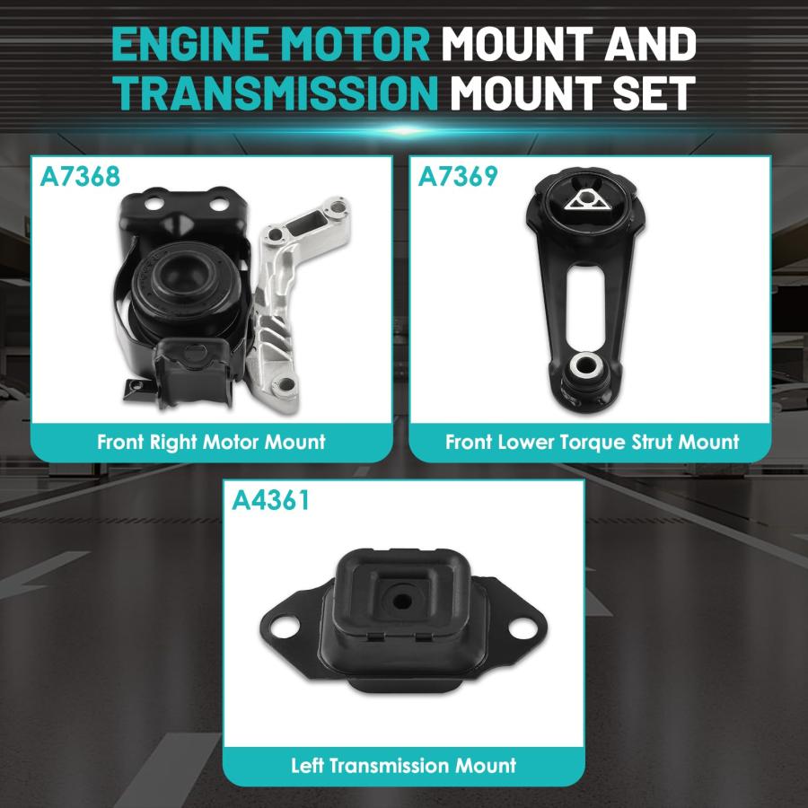 【並行輸入品】Farrme Engine Motor Mount & Transmission Mount Torque Strut Moun_6