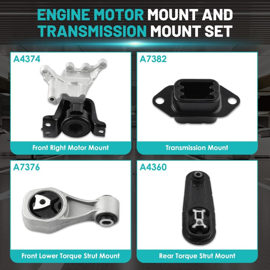 【並行輸入品】Farrme Engine Motor Mount & Transmission Mount Torque Strut Moun_6