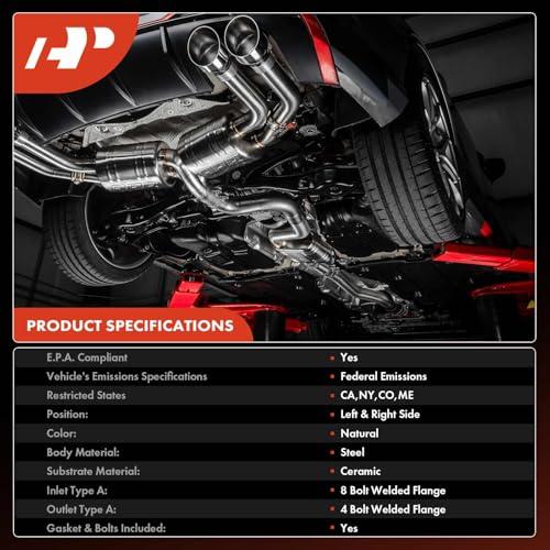 【並行輸入品】A Premium 2 PC Left and Right Exhaust Manifold Catalytic Convertの画像