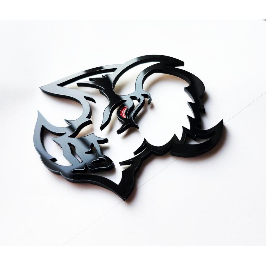 【並行輸入品】2X Custom Badge Logo Bull Cow Ox Buffalo Redeye Emblems for Carの画像