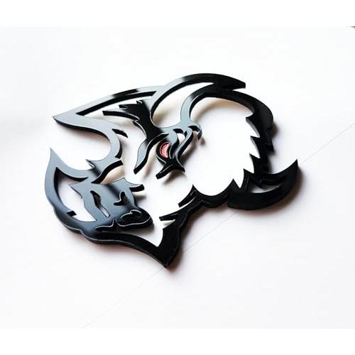 【並行輸入品】2X Custom Badge Logo Bull Cow Ox Buffalo Redeye Emblems for Carの画像