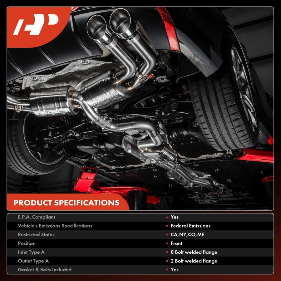 【並行輸入品】A Premium Front Exhaust Manifold Catalytic Converter with Gasketの画像