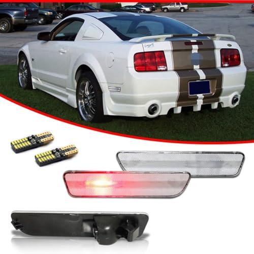【並行輸入品】GaweGuru Clear Rear Bumper Reflectors Side Markers Red Lights AB_4