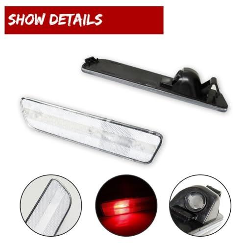 【並行輸入品】GaweGuru Clear Rear Bumper Reflectors Side Markers Red Lights AB_7