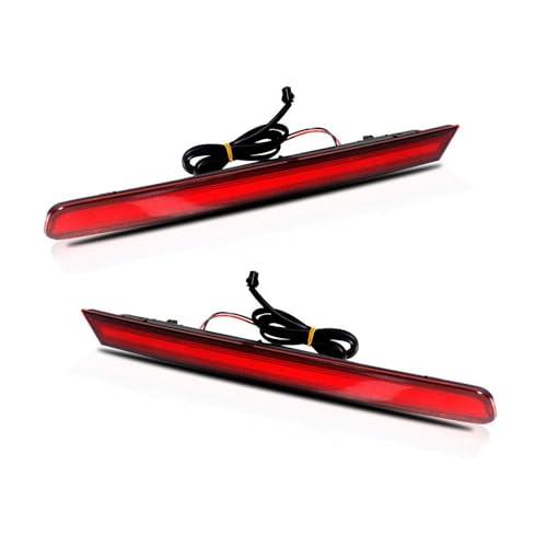 【並行輸入品】Roucarmantic 2pcs Sides Bumper Reflectors Rear Fog Lights Kit fo_4