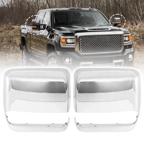 【並行輸入品】AMSPRAC Rearview Tow Mirror Caps compatible with Chevy Silverado