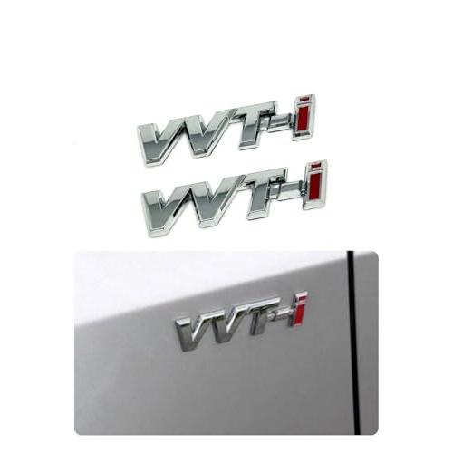 【並行輸入品】VVT I Emblems Badge, 3D Metal Car Side Fender Rear Trunk Logo Stの画像