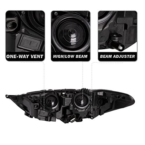 【並行輸入品】SOCKIR LED DRL Projector Headlight Assembly [Halogen Type] Fit f