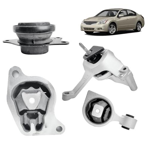 【並行輸入品】TOPMOUNT9hao エンジンマウント 4個 スムーズな乗り心地用 日産アルティマ 2.5L 2007 2016、交換# A4