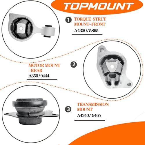 【並行輸入品】TOPMOUNT9hao エンジンマウント 4個 スムーズな乗り心地用 日産アルティマ 2.5L 2007 2016、交換# A4