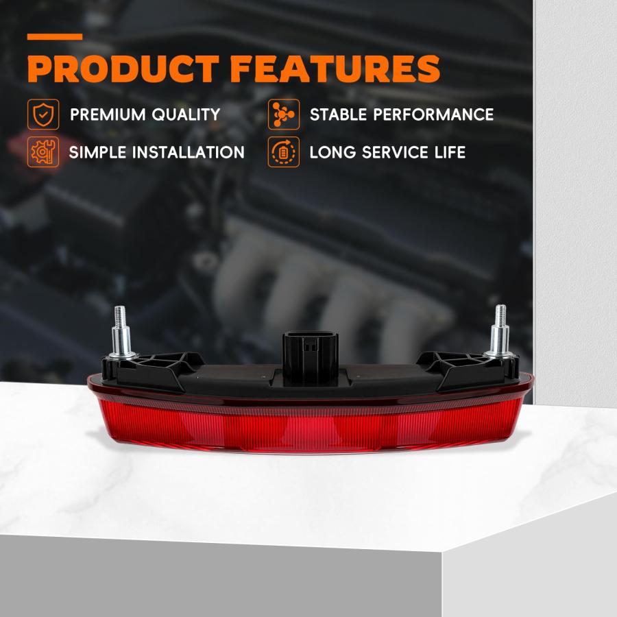 【並行輸入品】 GoaMotors Red LED Tail Light Taillight Replacement 33700 HP1 601