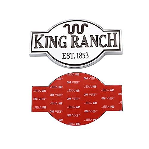 【並行輸入品】King Ranc h エンブレム カーバッジ トラックアクセサリー用 F150 F250 F350 ステッカー用 2個パック 2の画像