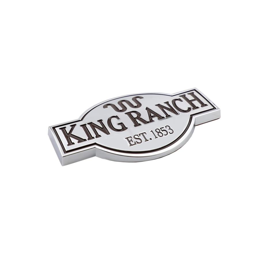 【並行輸入品】King Ranc h エンブレム カーバッジ トラックアクセサリー用 F150 F250 F350 ステッカー用 2個パック 2の画像