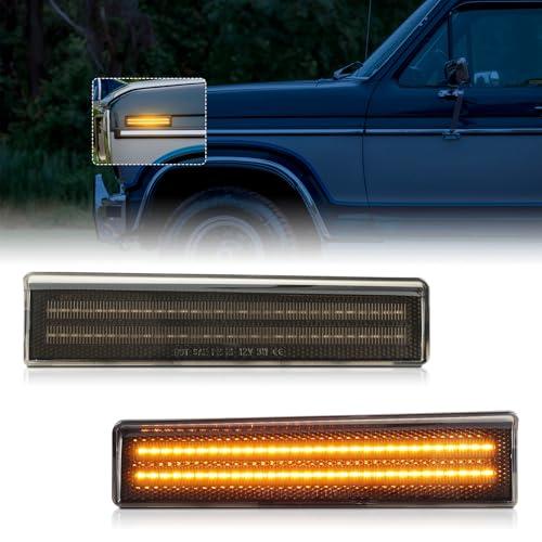 【並行輸入品】LED Front Side Marker Lights for 1980 1986 Ford Bronco F150 F250