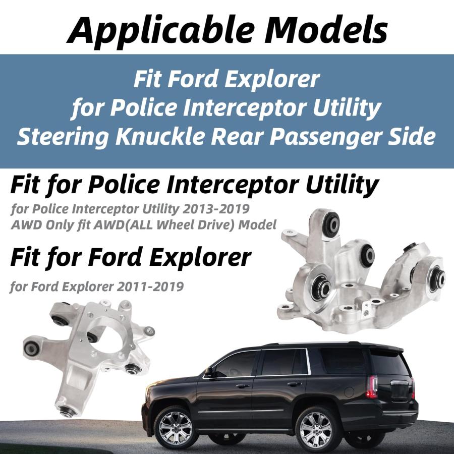 【並行輸入品】Rear Suspension Steering Knuckle Fit for Ford Explorer 2011 2019_3