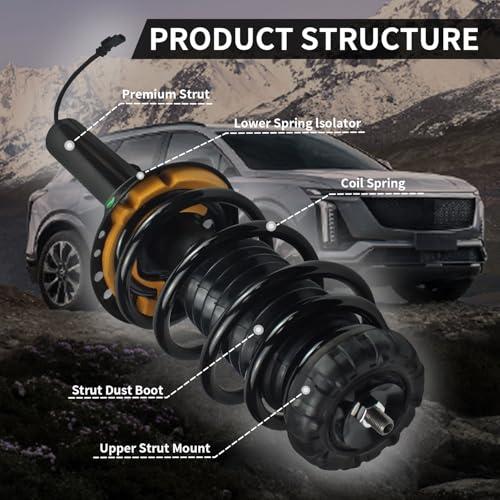 【並行輸入品】2PCS Front Shock Absorber Strut Assembly Compatible with Cadillaの画像