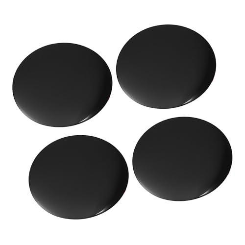 【並行輸入品】REPAIROCK 4pcs 70mm Black Car Universal Wheel Center Hub Caps Emの画像