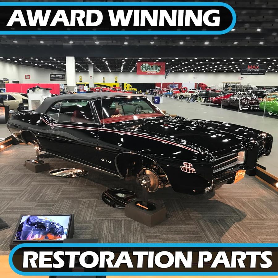 【並行輸入品】Inline Tube Replacement For 1964 69 GTO Trunk Lid Emblem 3pcの画像
