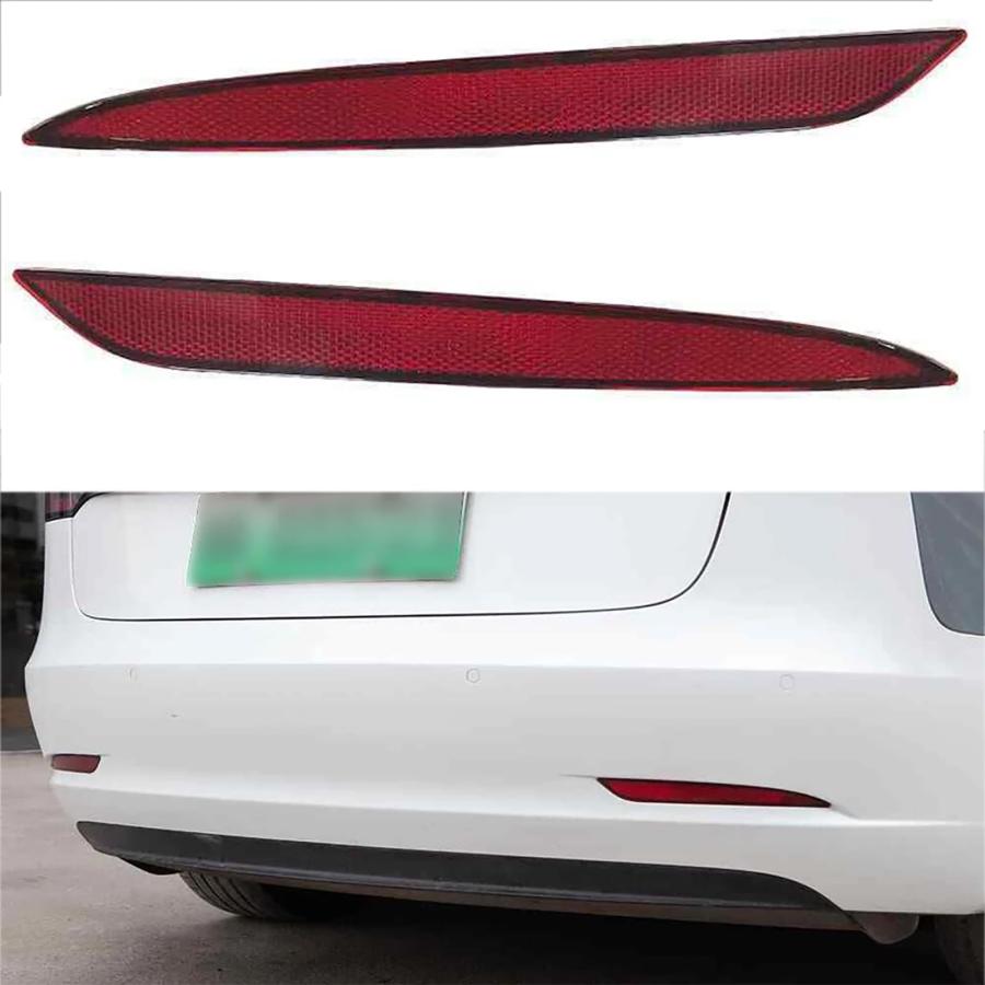 【並行輸入品】Nawwgy Left Right Side Tail Rear Bumper Reflector Reflective Lig_6