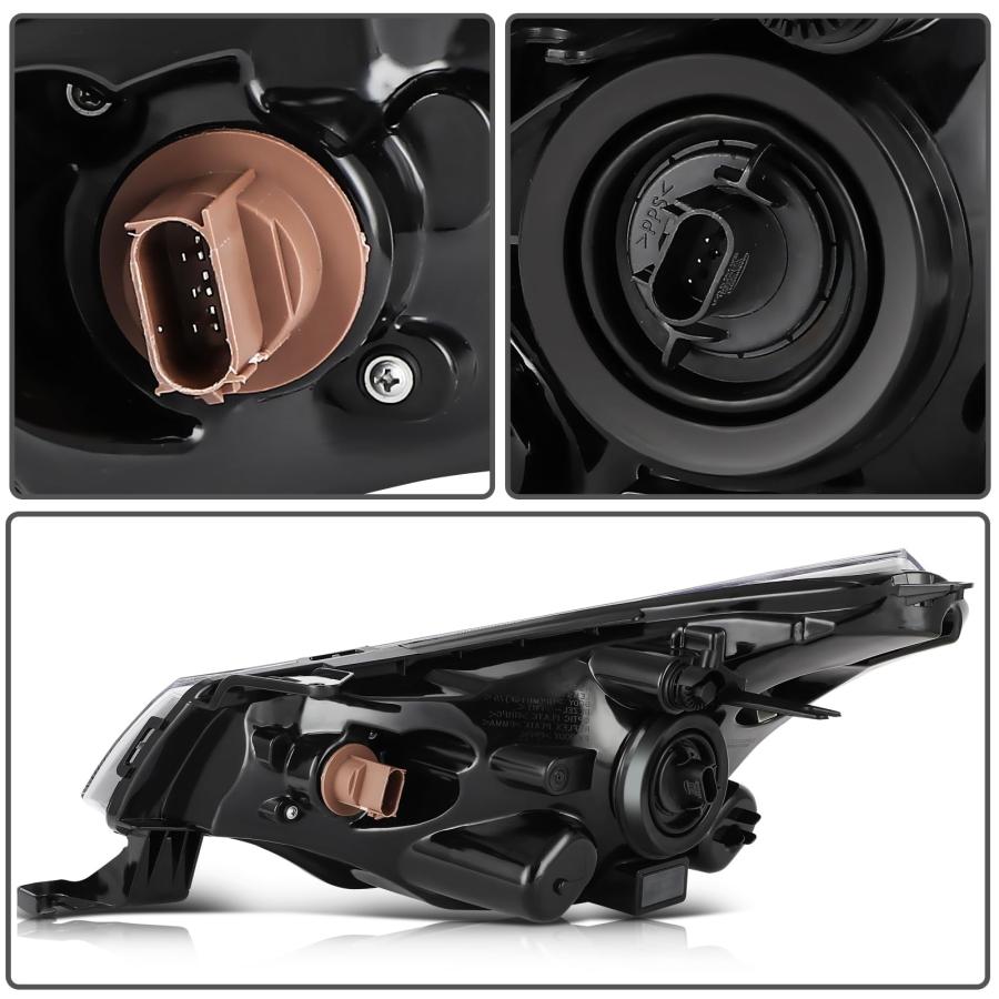 【並行輸入品】LSAILON Fit For Ford For Focus 2010 2011 Headlight Assembly Blac_9
